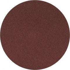 Merit Abrasives - 5" Diam, 100 Grit Aluminum Oxide Adhesive PSA Disc - Medium Grade, Black, Cloth Backing, Flexible - Americas Industrial Supply