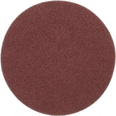 Merit Abrasives - 6" Diam, 40 Grit Aluminum Oxide Adhesive PSA Disc - Very Coarse, Black, Cloth Backing, Flexible - Americas Industrial Supply