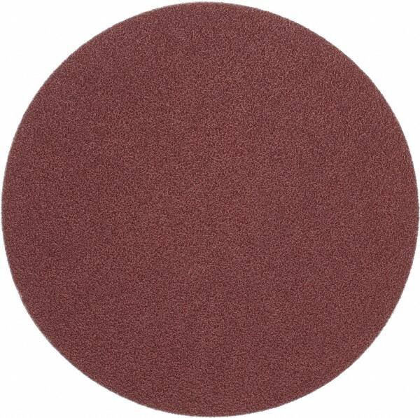 Merit Abrasives - 6" Diam, 50 Grit Aluminum Oxide Adhesive PSA Disc - Coarse Grade, Black, Cloth Backing, Flexible - Americas Industrial Supply