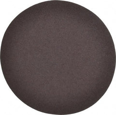 Merit Abrasives - 6" Diam, 80 Grit Aluminum Oxide Adhesive PSA Disc - Coarse Grade, Black, Cloth Backing, Flexible - Americas Industrial Supply