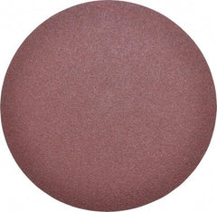 Merit Abrasives - 6" Diam, 120 Grit Aluminum Oxide Adhesive PSA Disc - Medium Grade, Black, Cloth Backing, Flexible - Americas Industrial Supply