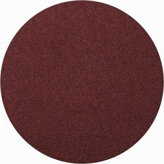 Merit Abrasives - 8" Diam, 50 Grit Aluminum Oxide Adhesive PSA Disc - Coarse Grade, Black, Cloth Backing, Flexible - Americas Industrial Supply
