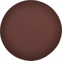 Merit Abrasives - 8" Diam, 100 Grit Aluminum Oxide Adhesive PSA Disc - Medium Grade, Black, Cloth Backing, Flexible - Americas Industrial Supply