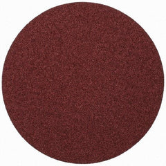 Merit Abrasives - 9" Diam, 36 Grit Aluminum Oxide Adhesive PSA Disc - Very Coarse, Black, Cloth Backing, Flexible - Americas Industrial Supply