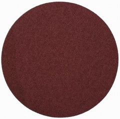 Merit Abrasives - 9" Diam, 50 Grit Aluminum Oxide Adhesive PSA Disc - Coarse Grade, Black, Cloth Backing, Flexible - Americas Industrial Supply