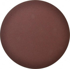Merit Abrasives - 10" Diam, 80 Grit Aluminum Oxide Adhesive PSA Disc - Coarse Grade, Black, Cloth Backing, Flexible, Use with Stationary Disc Sanders - Americas Industrial Supply