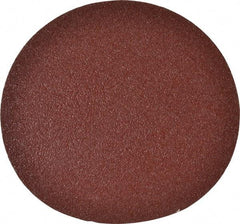Merit Abrasives - 12" Diam, 24 Grit Aluminum Oxide Adhesive PSA Disc - Very Coarse, Black, Cloth Backing, Flexible - Americas Industrial Supply