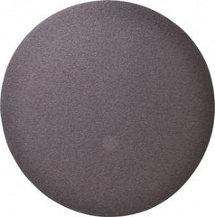 Merit Abrasives - 12" Diam, 36 Grit Aluminum Oxide Adhesive PSA Disc - Very Coarse, Black, Cloth Backing, Flexible - Americas Industrial Supply