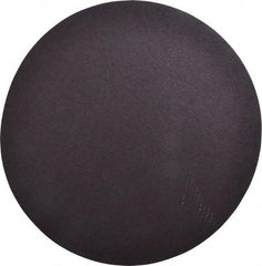 Merit Abrasives - 12" Diam, 60 Grit Aluminum Oxide Adhesive PSA Disc - Coarse Grade, Black, Cloth Backing, Flexible, Use with Stationary Disc Sanders - Americas Industrial Supply