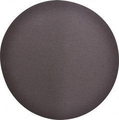 Merit Abrasives - 12" Diam, 80 Grit Aluminum Oxide Adhesive PSA Disc - Coarse Grade, Black, Cloth Backing, Flexible, Use with Stationary Disc Sanders - Americas Industrial Supply
