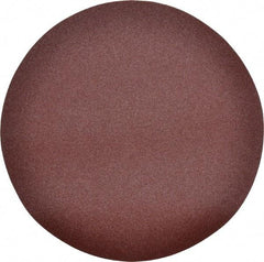 Merit Abrasives - 12" Diam, 180 Grit Aluminum Oxide Adhesive PSA Disc - Fine Grade, Black, Cloth Backing, Flexible, Use with Stationary Disc Sanders - Americas Industrial Supply