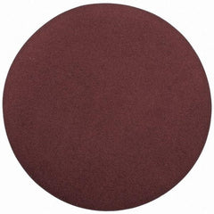 Merit Abrasives - 20" Diam, 100 Grit Aluminum Oxide Adhesive PSA Disc - Medium Grade, Black, Cloth Backing, Flexible, Use with Stationary Disc Sanders - Americas Industrial Supply