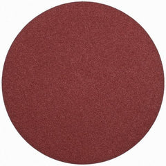 Merit Abrasives - 24" Diam, 36 Grit Aluminum Oxide Adhesive PSA Disc - Very Coarse, Black, Cloth Backing, Flexible - Americas Industrial Supply