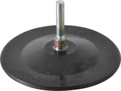 Merit Abrasives - 4" Diam Adhesive/PSA Disc Backing Pad - 1/4" Shank Diam, 6,000 RPM - Americas Industrial Supply