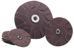 Merit Abrasives - 60 Grit, 2-1/2 Inch Diameter, Flexible Overlap Slotted Disc - Coated - Americas Industrial Supply