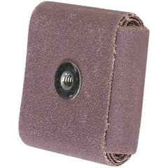 Merit Abrasives - 80 Grit, Medium Grade, Aluminum Oxide Square Pad - 2" Long x 2" Wide x 3/4" Thick - Americas Industrial Supply