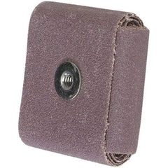 Merit Abrasives - 60 Grit, Medium Grade, Aluminum Oxide Square Pad - 1-1/2" Long x 1-1/2" Wide x 1/2" Thick - Americas Industrial Supply