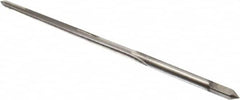 Made in USA - #5/0 Pin, 0.0966" Diam, 0.0719" Small End, 7/64" Diam Straight Shank, 1-3/16" Flute, Taper Pin Reamer - Americas Industrial Supply