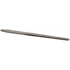 Made in USA - #4/0 Pin, 0.1142" Diam, 0.0869" Small End, 1/8" Diam Straight Shank, 1-5/16" Flute, Taper Pin Reamer - Americas Industrial Supply
