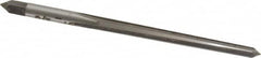 Made in USA - #2/0 Pin, 0.1462" Diam, 0.1137" Small End, 5/32" Diam Straight Shank, 1-9/16" Flute, Taper Pin Reamer - Americas Industrial Supply