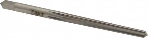 Made in USA - #1 Pin, 0.1798" Diam, 0.1447" Small End, 3/16" Diam Straight Shank, 1-11/16" Flute, Taper Pin Reamer - Americas Industrial Supply