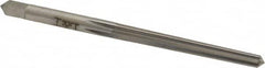 Made in USA - #1 Pin, 0.1798" Diam, 0.1447" Small End, 3/16" Diam Straight Shank, 1-11/16" Flute, Taper Pin Reamer - Americas Industrial Supply