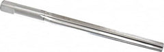 Made in USA - #5 Pin, 0.2994" Diam, 0.2409" Small End, 5/16" Diam Straight Shank, 2-13/16" Flute, Taper Pin Reamer - Americas Industrial Supply