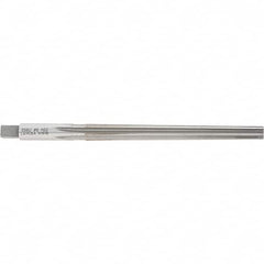 Made in USA - #6 Pin, 0.354" Diam, 0.2773" Small End, 23/64" Diam Straight Shank, 3-11/16" Flute, Taper Pin Reamer - Americas Industrial Supply