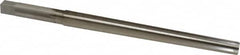 Made in USA - #8 Pin, 0.505" Diam, 0.3971" Small End, 7/16" Diam Straight Shank, 5-3/16" Flute, Taper Pin Reamer - Americas Industrial Supply