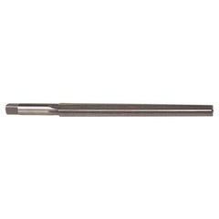 Alvord Polk - #10 Pin, 0.7216" Diam, 0.5799" Small End, 9/16" Diam Straight Shank, 6-1/16" Flute, Taper Pin Reamer - Americas Industrial Supply