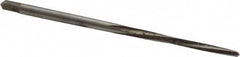 Made in USA - #6/0 Pin, 0.0806" Diam, 0.0611" Small End, 3/32" Diam Straight Shank, 15/16" Flute, Taper Pin Reamer - Americas Industrial Supply