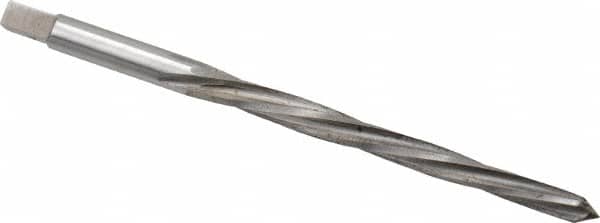 Made in USA - #2/0 Pin, 0.1462" Diam, 0.1137" Small End, 5/32" Diam Straight Shank, 1-9/16" Flute, Taper Pin Reamer - Americas Industrial Supply
