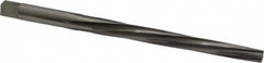 Made in USA - #4 Pin, 0.2604" Diam, 0.2071" Small End, 17/64" Diam Straight Shank, 2-9/16" Flute, Taper Pin Reamer - Americas Industrial Supply