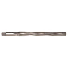 Alvord Polk - 10mm Pin, 0.528" Diam, 0.3898" Small End, 7/16" Diam Straight Shank, 6.417" Flute, Taper Pin Reamer - Americas Industrial Supply