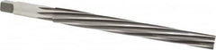 Made in USA - #10 Pin, 0.7216" Diam, 0.5799" Small End, 5/8" Diam Straight Shank, 6-13/16" Flute, Taper Pin Reamer - Americas Industrial Supply
