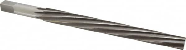 Made in USA - #11 Pin, 0.878" Diam, 0.706" Small End, 3/4" Diam Straight Shank, 8-1/4" Flute, Taper Pin Reamer - Americas Industrial Supply