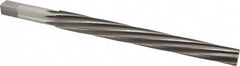 Made in USA - #11 Pin, 0.878" Diam, 0.706" Small End, 3/4" Diam Straight Shank, 8-1/4" Flute, Taper Pin Reamer - Americas Industrial Supply