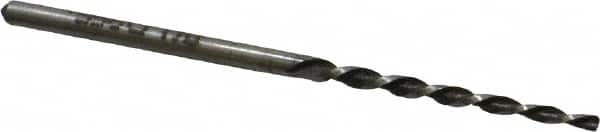 Made in USA - #7/0 Pin, 0.0666" Diam, 0.0497" Small End, 5/64" Diam Straight Shank, 13/16" Flute, Taper Pin Reamer - Americas Industrial Supply