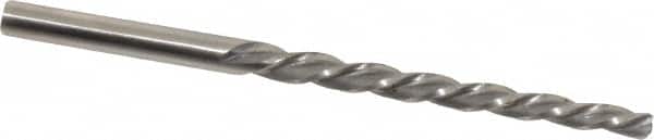Made in USA - #0 Pin, 0.1638" Diam, 0.1287" Small End, 11/64" Diam Straight Shank, 1-11/16" Flute, Taper Pin Reamer - Americas Industrial Supply