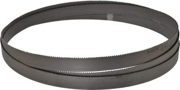 Starrett - 10 to 14 TPI, 7' 9" Long x 3/4" Wide x 0.035" Thick, Welded Band Saw Blade - Bi-Metal, Toothed Edge, Raker Tooth Set, Contour Cutting - Americas Industrial Supply