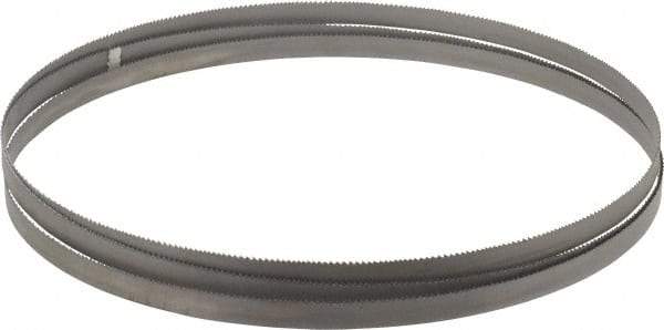 Starrett - 10 to 14 TPI, 8' 11" Long x 1/2" Wide x 0.025" Thick, Welded Band Saw Blade - Bi-Metal, Toothed Edge, Raker Tooth Set, Contour Cutting - Americas Industrial Supply