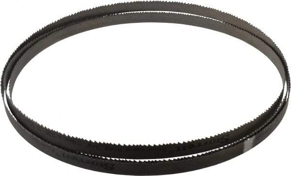 Starrett - 5 to 8 TPI, 11' Long x 3/4" Wide x 0.035" Thick, Welded Band Saw Blade - Bi-Metal, Toothed Edge, Raker Tooth Set, Contour Cutting - Americas Industrial Supply