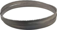 Starrett - 3 to 4 TPI, 12' 6" Long x 1-1/4" Wide x 0.042" Thick, Welded Band Saw Blade - Bi-Metal, Toothed Edge, Raker Tooth Set, Contour Cutting - Americas Industrial Supply