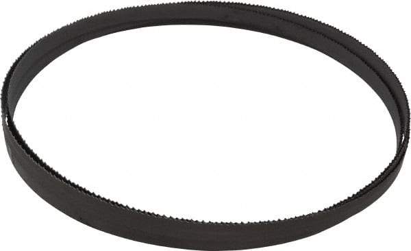 Starrett - 8 to 12 TPI, 12' 6" Long x 1/2" Wide x 0.025" Thick, Welded Band Saw Blade - Bi-Metal, Toothed Edge, Raker Tooth Set, Contour Cutting - Americas Industrial Supply