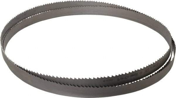 Starrett - 3 to 4 TPI, 13' 3" Long x 1" Wide x 0.035" Thick, Welded Band Saw Blade - Bi-Metal, Toothed Edge, Raker Tooth Set, Contour Cutting - Americas Industrial Supply