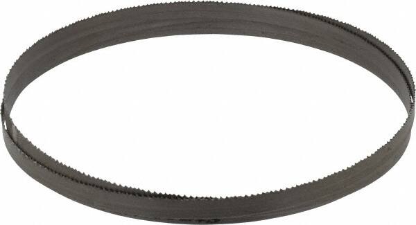 Starrett - 8 to 12 TPI, 7' 5" Long x 1/2" Wide x 0.035" Thick, Welded Band Saw Blade - Bi-Metal, Toothed Edge, Raker Tooth Set, Contour Cutting - Americas Industrial Supply