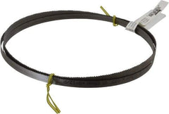 Starrett - 8 to 12 TPI, 8' 2" Long x 1/2" Wide x 0.025" Thick, Welded Band Saw Blade - Bi-Metal, Toothed Edge, Raker Tooth Set, Contour Cutting - Americas Industrial Supply