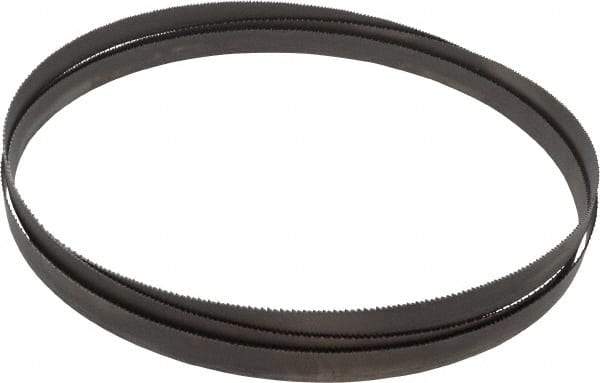 Starrett - 10 to 14 TPI, 9' 7-1/2" Long x 3/4" Wide x 0.035" Thick, Welded Band Saw Blade - Bi-Metal, Toothed Edge, Raker Tooth Set, Contour Cutting - Americas Industrial Supply