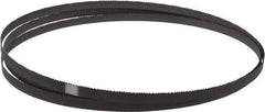 Starrett - 8 to 12 TPI, 9' 9" Long x 1/2" Wide x 0.025" Thick, Welded Band Saw Blade - Bi-Metal, Toothed Edge, Raker Tooth Set, Contour Cutting - Americas Industrial Supply