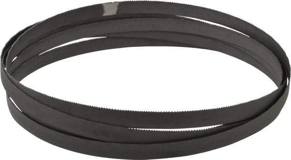 Starrett - 14 to 18 TPI, 10' 10" Long x 1/2" Wide x 0.025" Thick, Welded Band Saw Blade - Bi-Metal, Toothed Edge, Raker Tooth Set, Contour Cutting - Americas Industrial Supply
